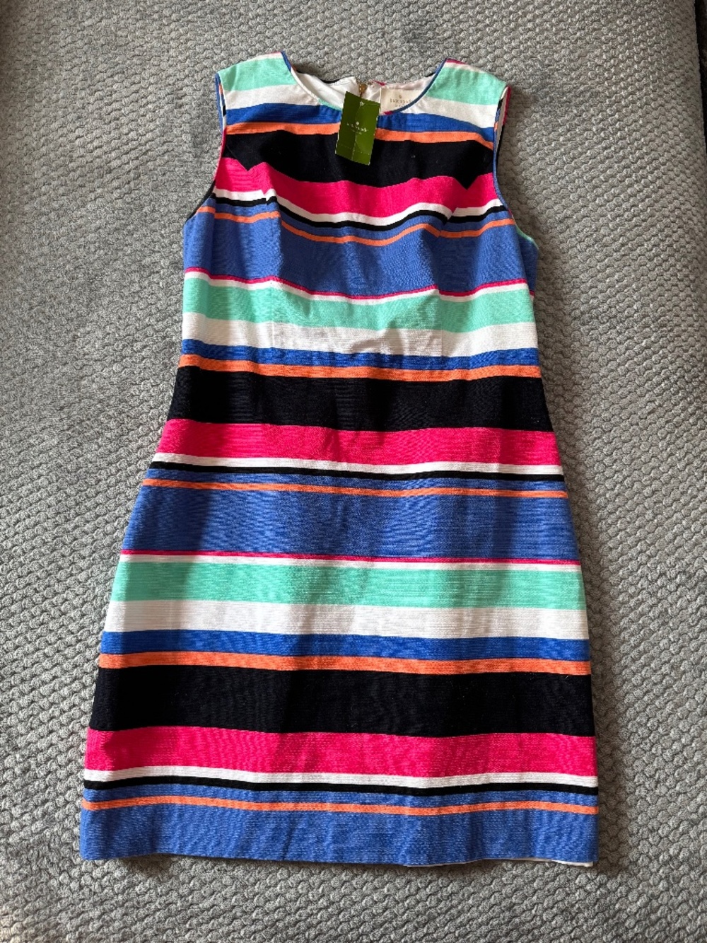 Kate Spade Tropical Stripe Mariam Dress Size 12 NWT